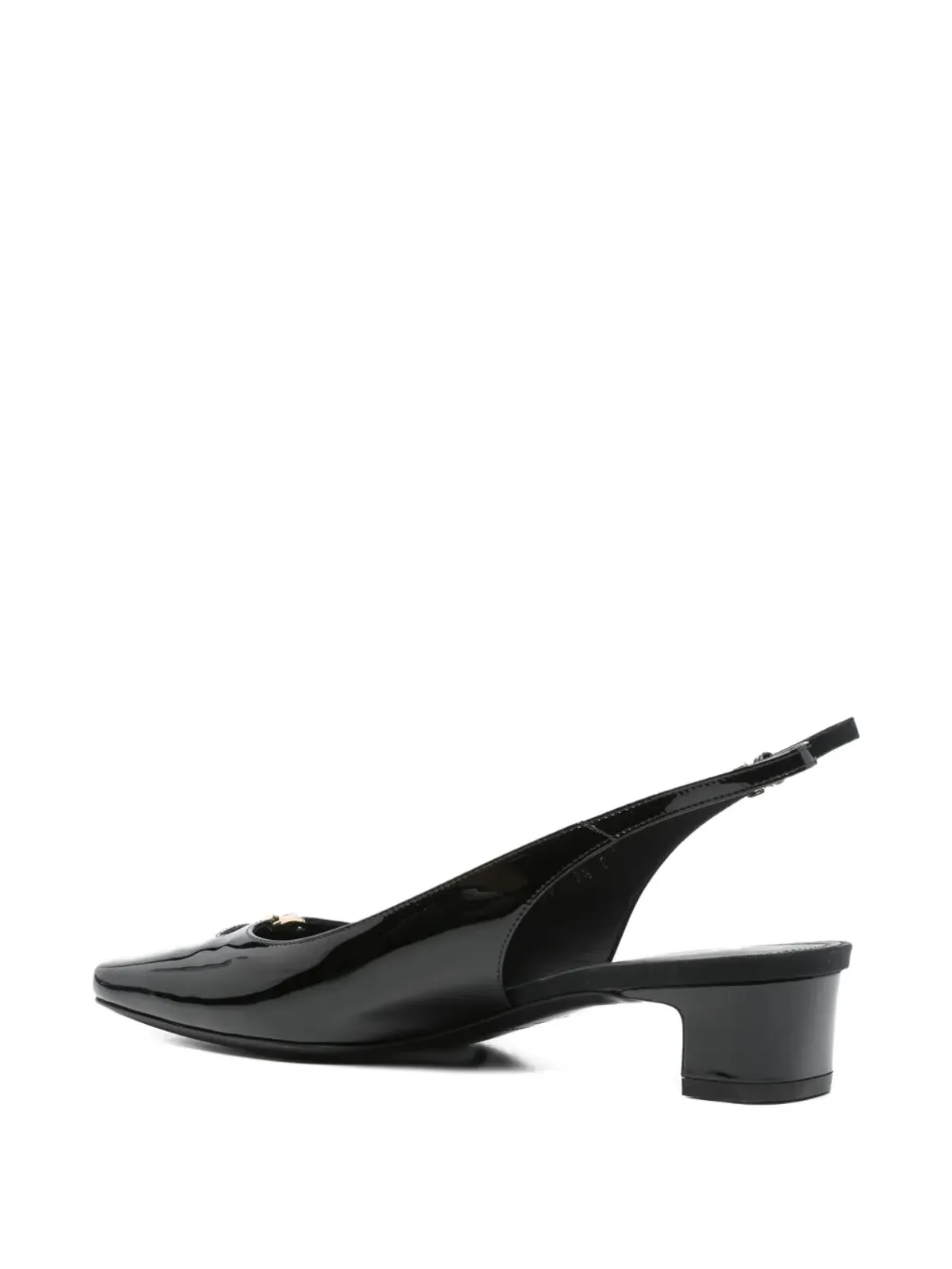 Ferragamo Pre-Owned カットアウト・スリングバックパンプス - ブラック - 画像3