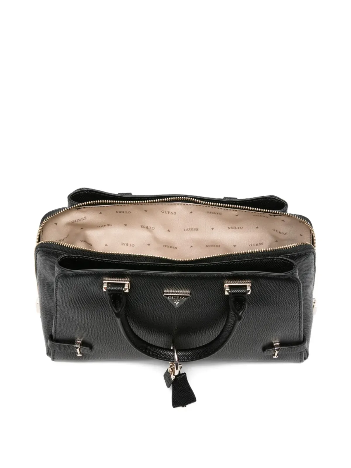 GUESS USA Rosalba Saffiano zip-top tote bag - 画像4