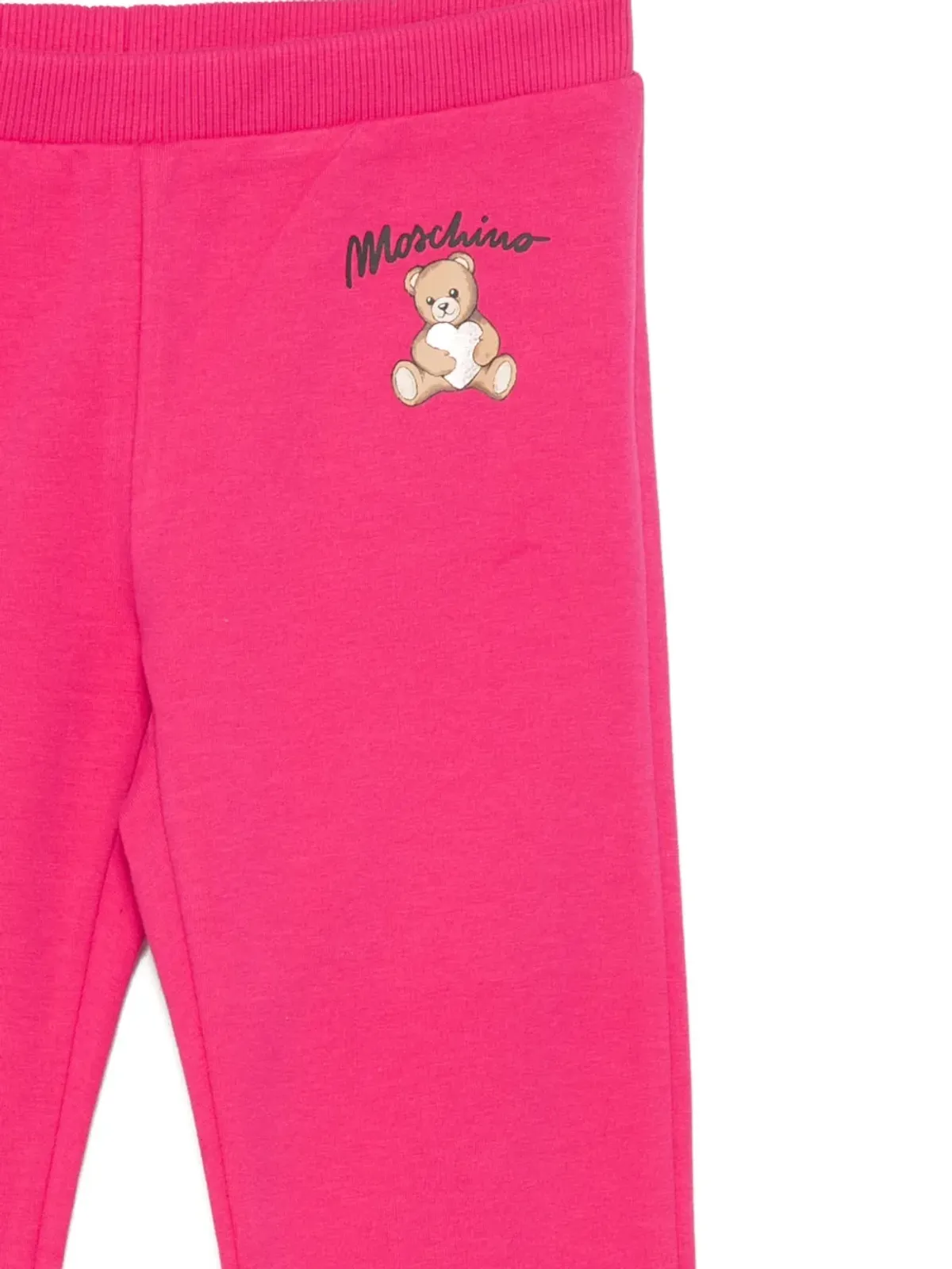 Moschino Kids テディプリント フレアパンツ - 画像3