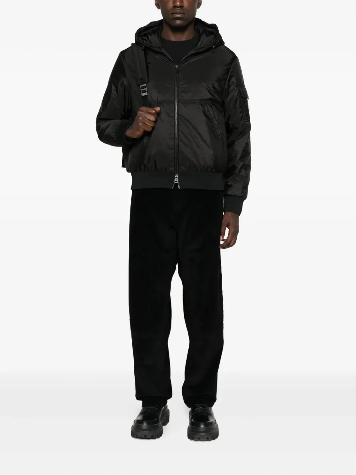 Moncler ポイリオット フード付きジップフロントジャケット - 画像2