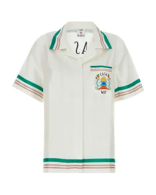 Casablanca グラデーション効果ハートモノグラムシャツ - サムネイル1