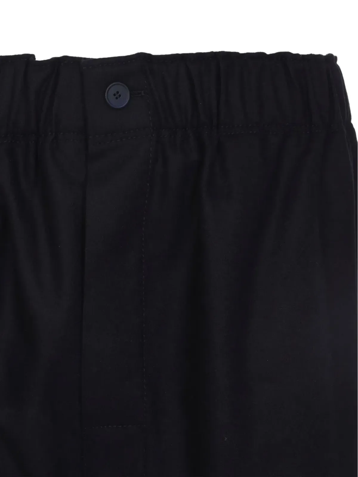 Carven ウール混 エラスティックウェスト ワイドレッグパンツ - ブラック - 画像3
