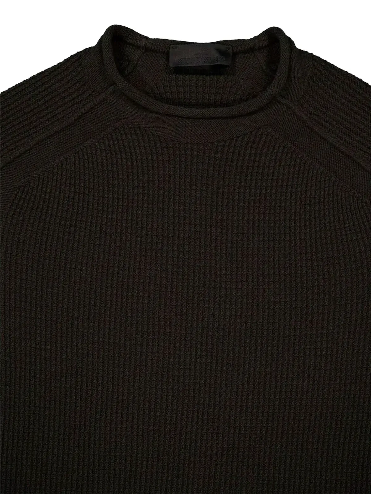 Stone Island ワッフル編み クルーネック セーター - ブラウン - 画像3