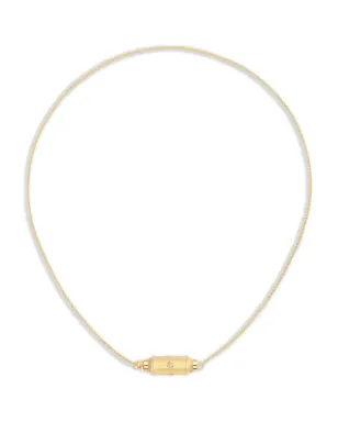 Marie Lichtenberg 18K yellow gold Micro Coco diamond necklace - サムネイル1