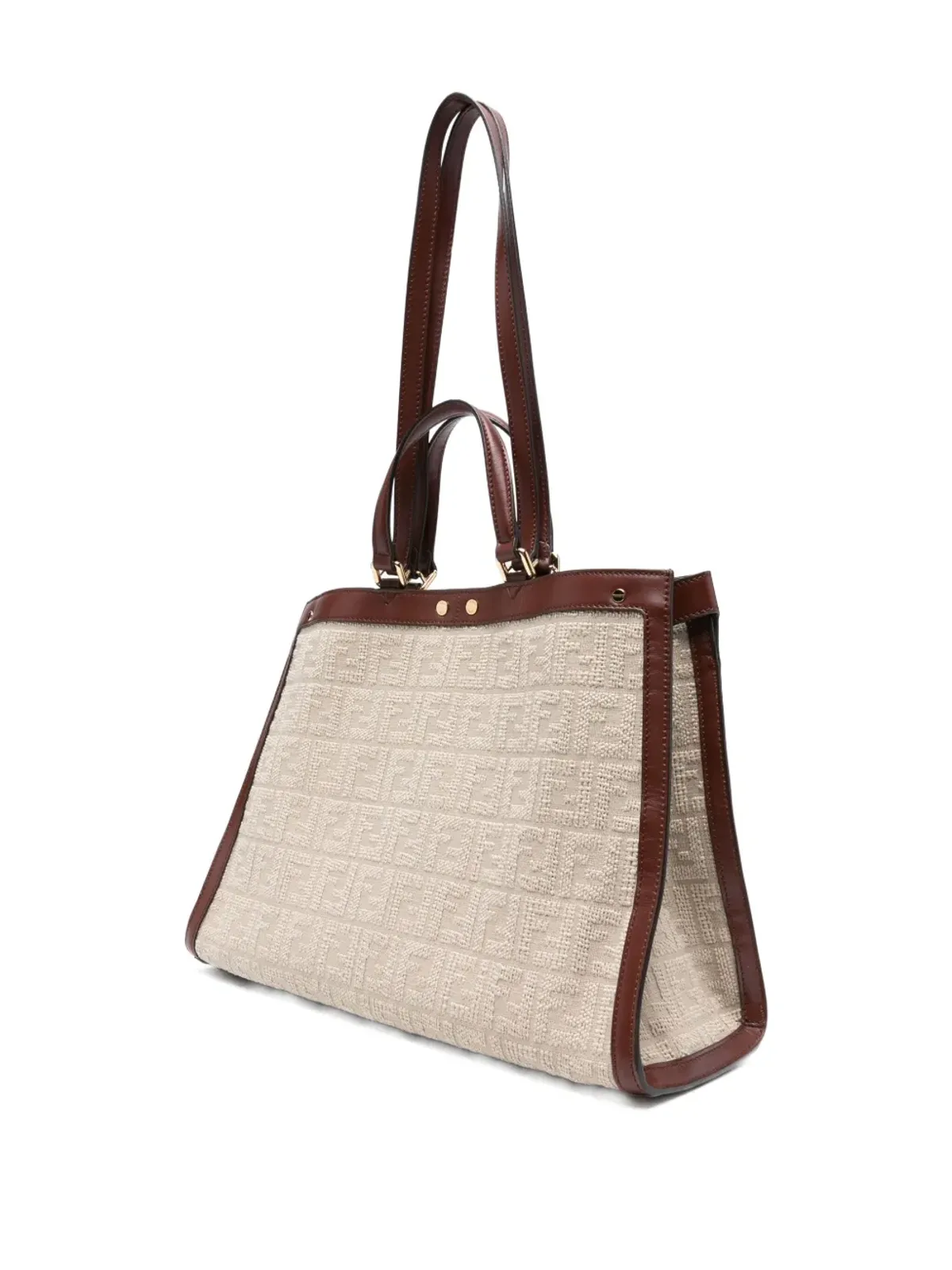Fendi Pre-Owned ピーコブー ロゴ トートバッグ - 画像2