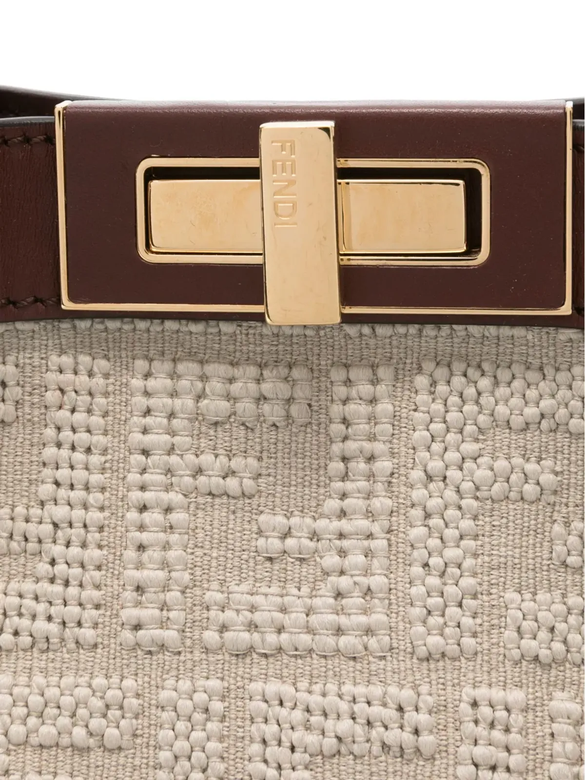 Fendi Pre-Owned ピーコブー ロゴ トートバッグ - 画像3