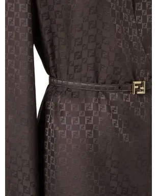 FENDI FFジャカード ベルト付き ドレス - サムネイル3