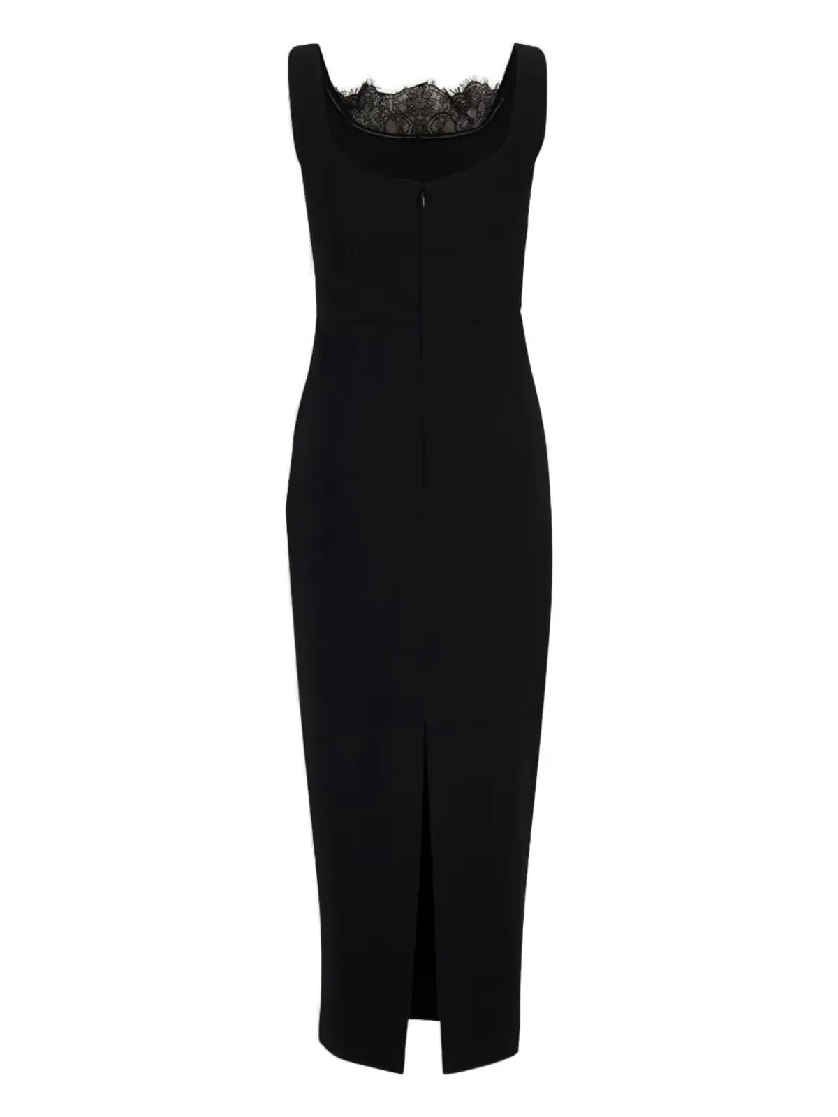 Roland Mouret レース挿入クレープドレス - 画像2