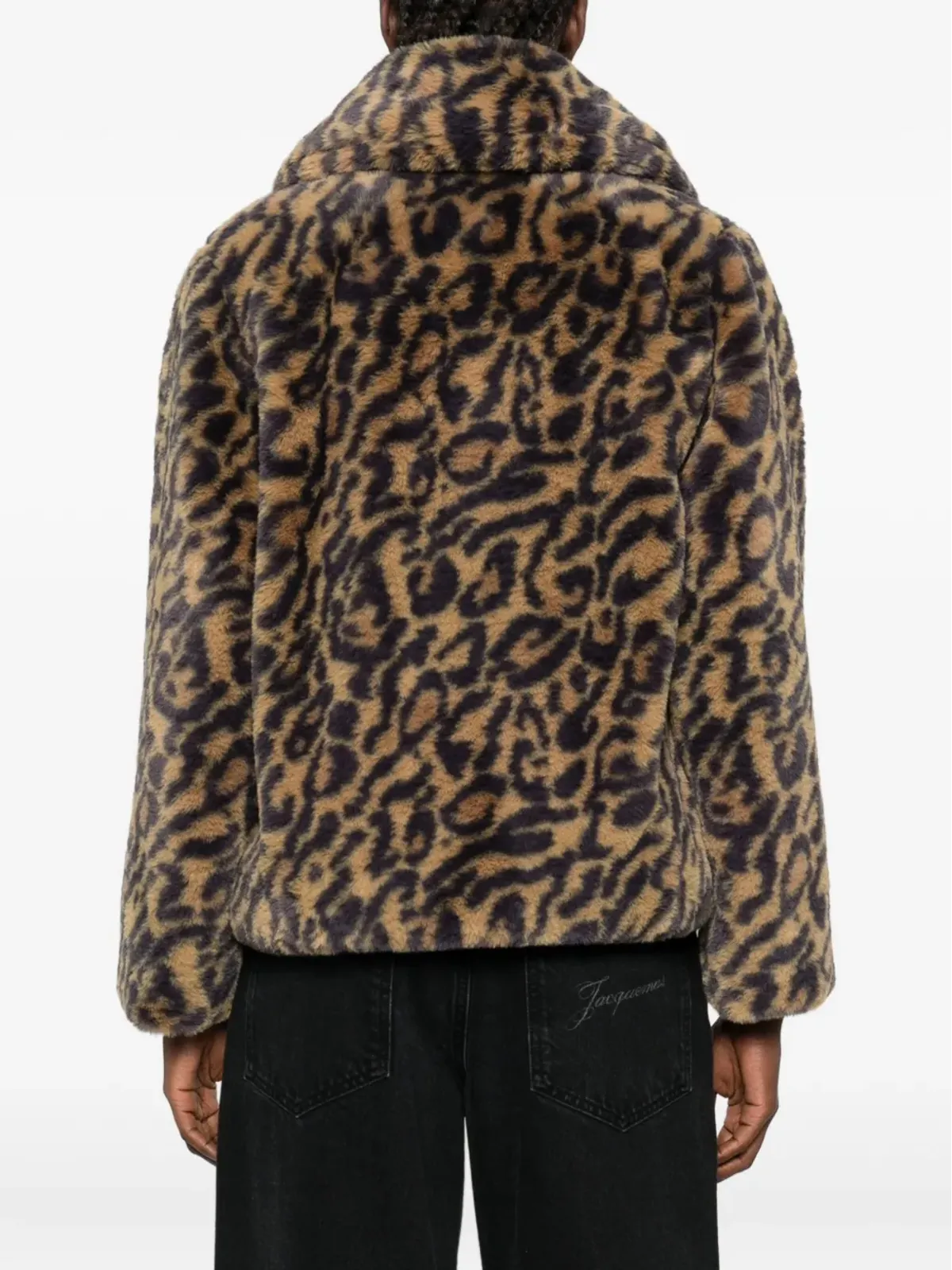 A.P.C. レオパード柄 ダブルブレストジャケット - 画像4