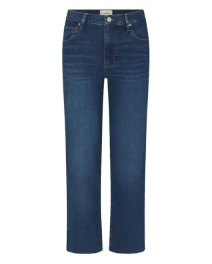 FRAME The Mellow frayed jeans - Blue - サムネイル1