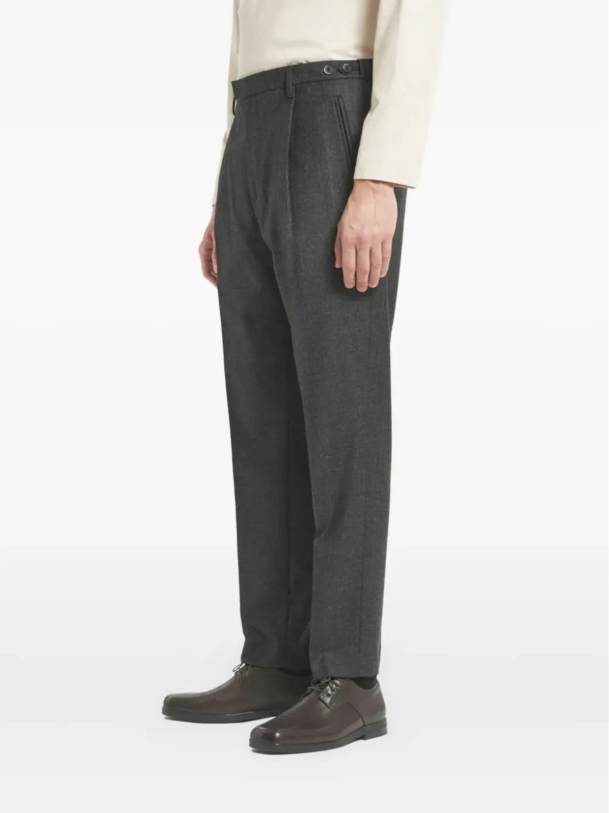Barena wool tailored trousers - Grey - 画像2