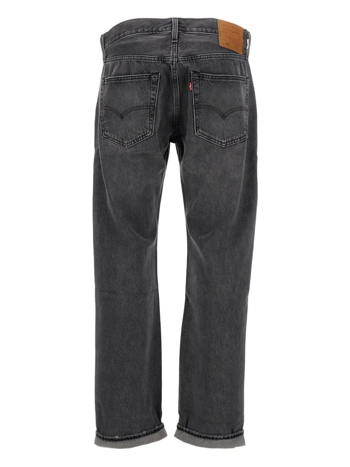 Levi's 501 セルヴィッジ ファイブポケット コットン ジーンズ グレー - 画像2
