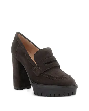 Gianvito Rossi ローファー風プラットフォームヒールパンプス - ブラウン - サムネイル2