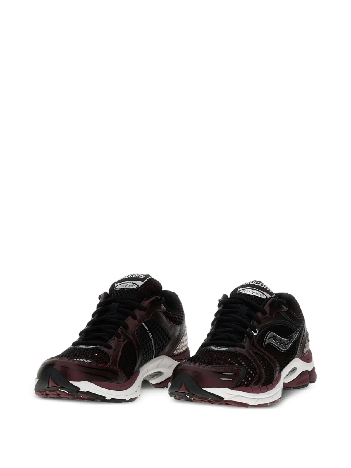 Saucony プログリッド トライアンフ4 メッシュパネルスニーカー - ブラック - 画像2
