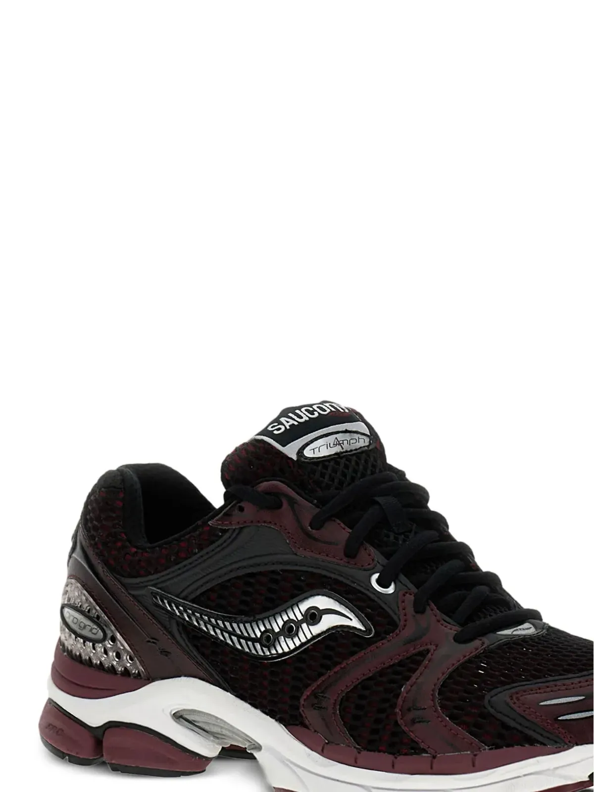 Saucony プログリッド トライアンフ4 メッシュパネルスニーカー - ブラック - 画像4