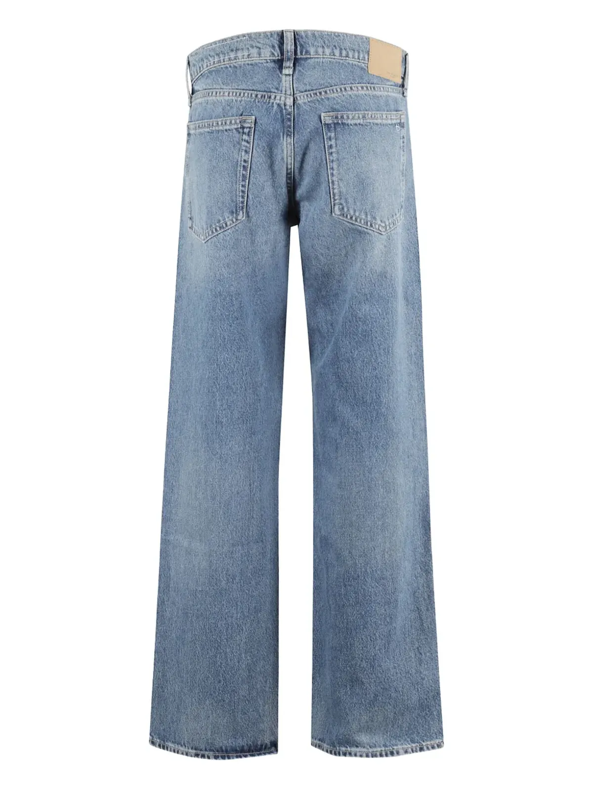 rag & bone ファイブポケット色落ちのワイドレッグジーンズ - 画像2