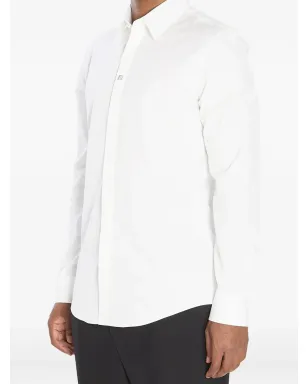 FENDI collar cotton shirt - White - サムネイル2