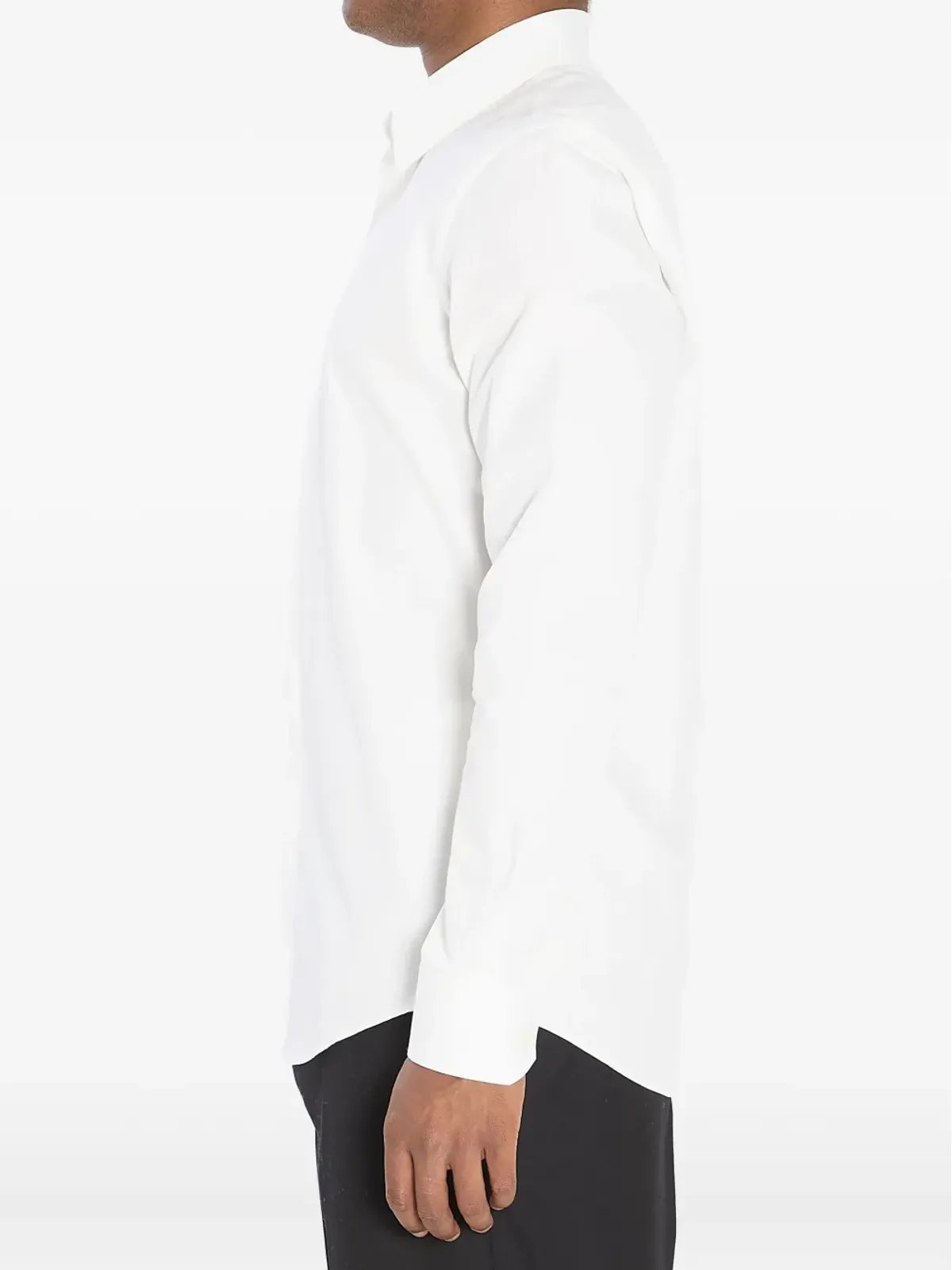 FENDI collar cotton shirt - White - 画像4