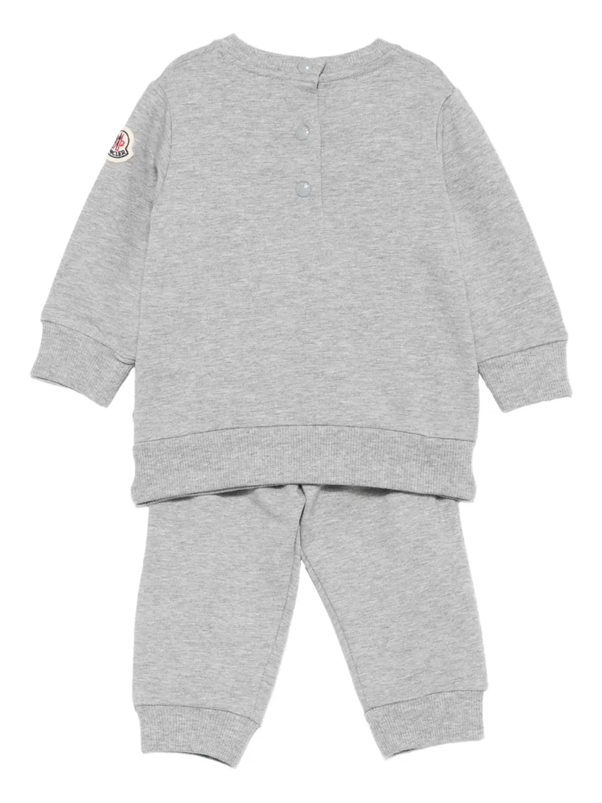 Moncler Enfant 刺繍ベア トラックスーツ - グレー - 画像2