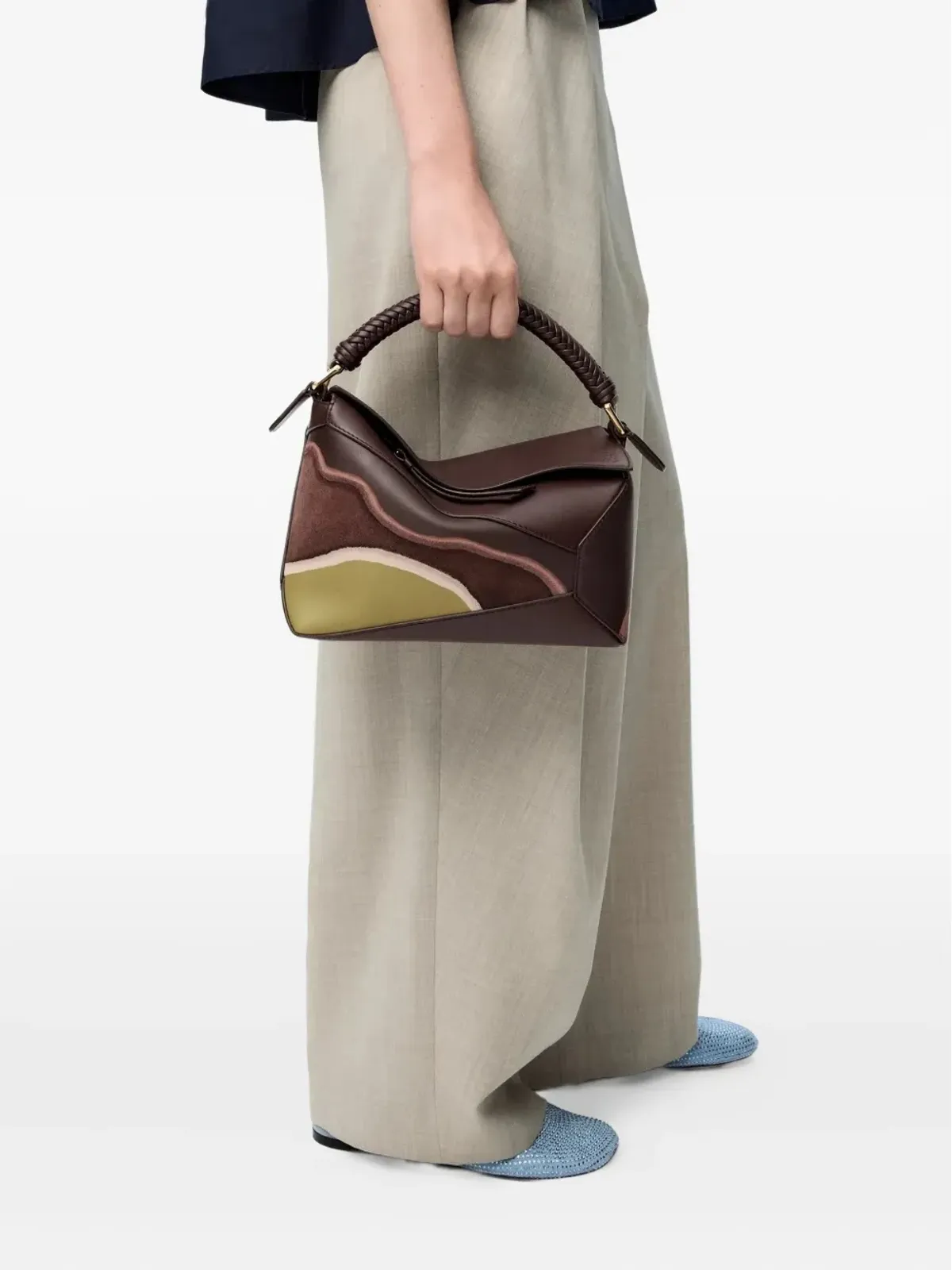LOEWE パズルエッジランドスケープ トートバッグ - 画像2