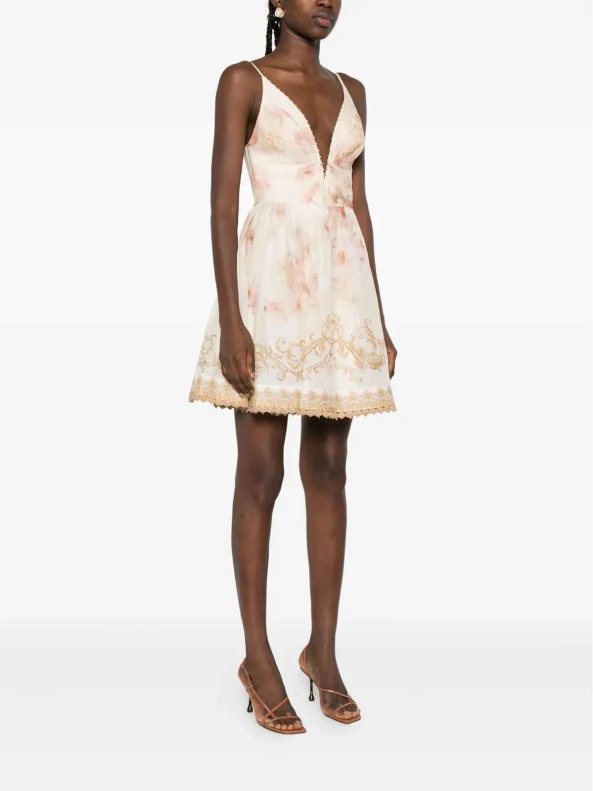 ZIMMERMANN ヒプノティック トリムド ミニドレス - 画像3