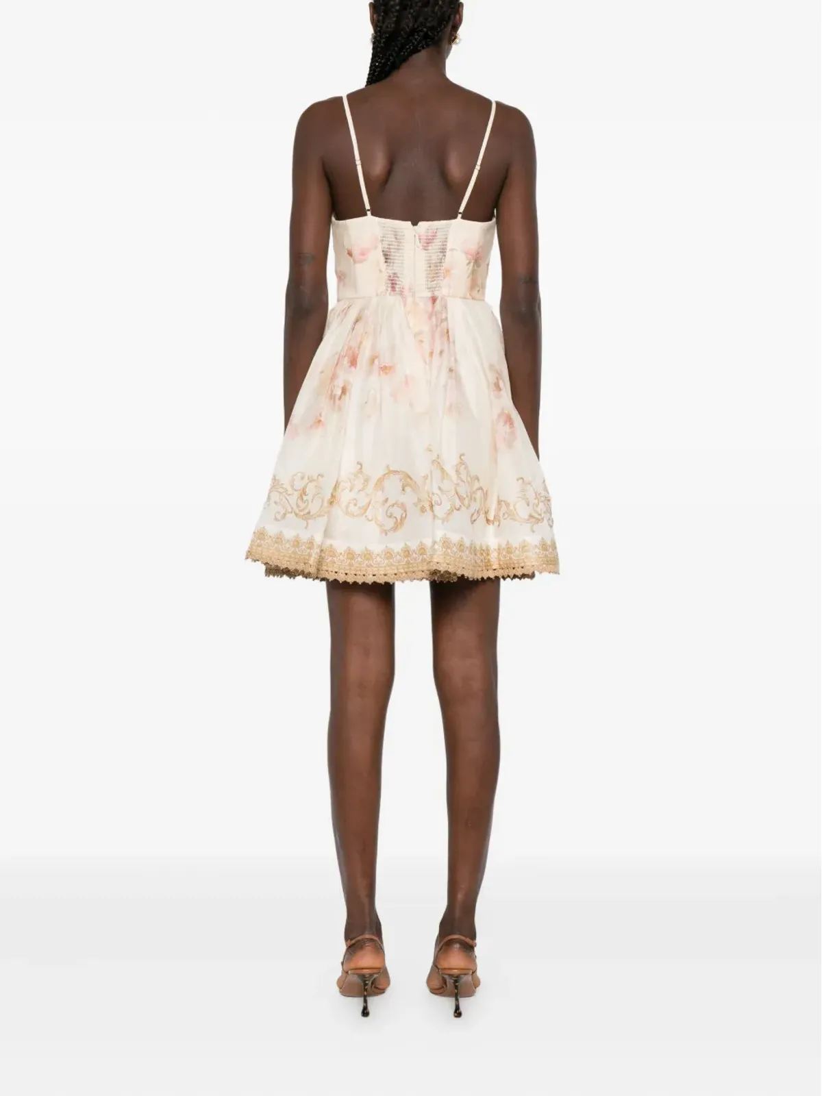 ZIMMERMANN ヒプノティック トリムド ミニドレス - 画像4