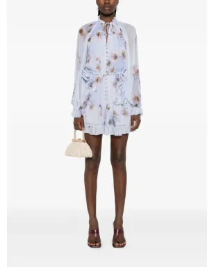 ZIMMERMANN 花柄のフリル付きプレイスーツ - サムネイル2