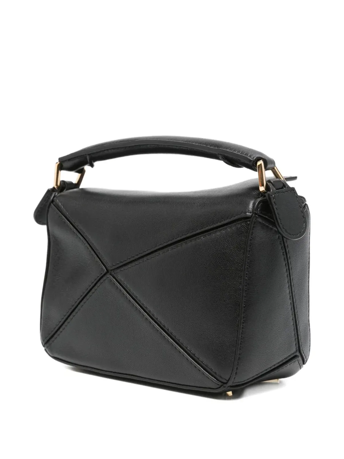 LOEWE ミニ Featherlight Puzzle レザー クロスボディバッグ - 画像3