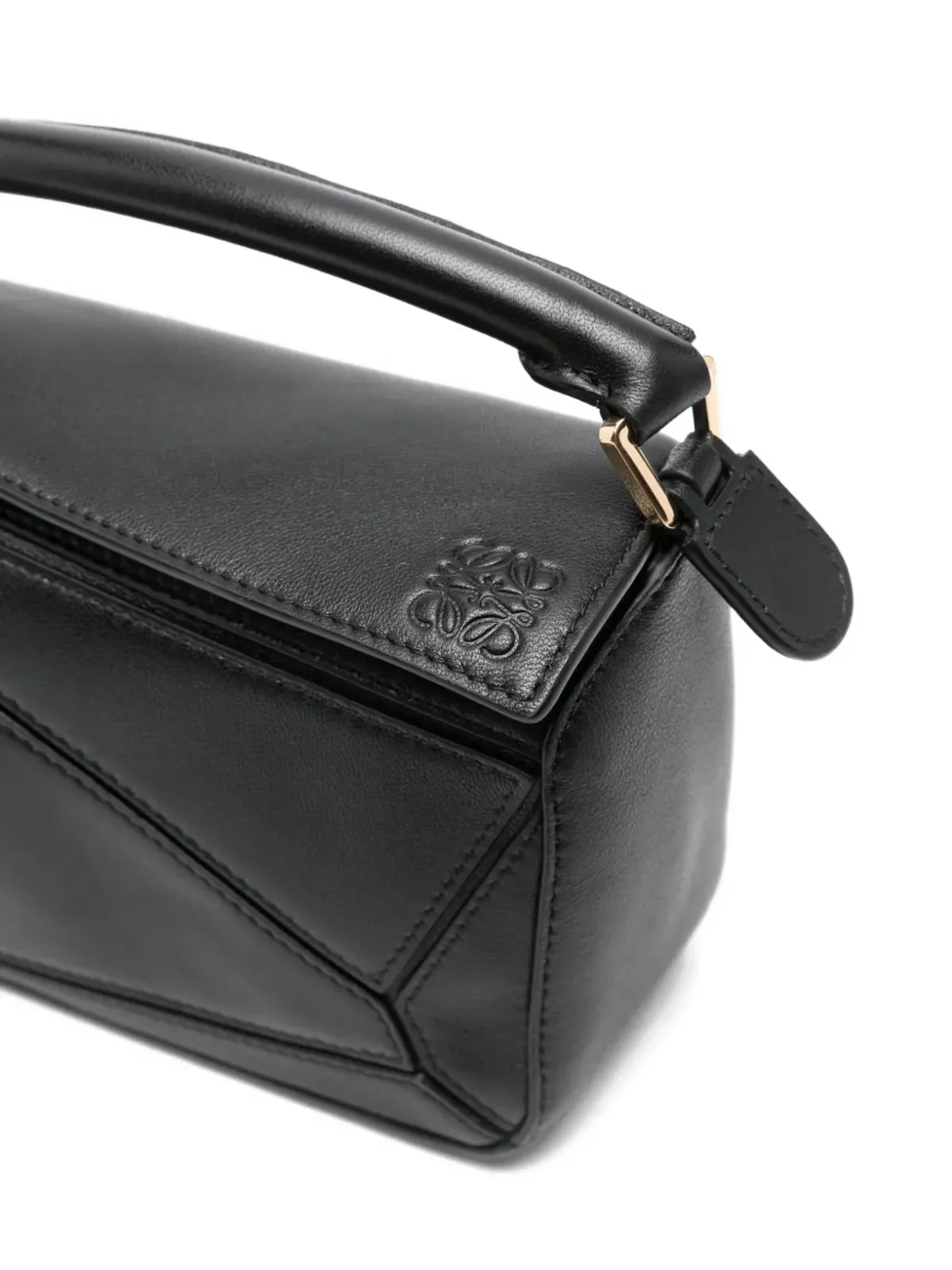 LOEWE ミニ Featherlight Puzzle レザー クロスボディバッグ - 画像4