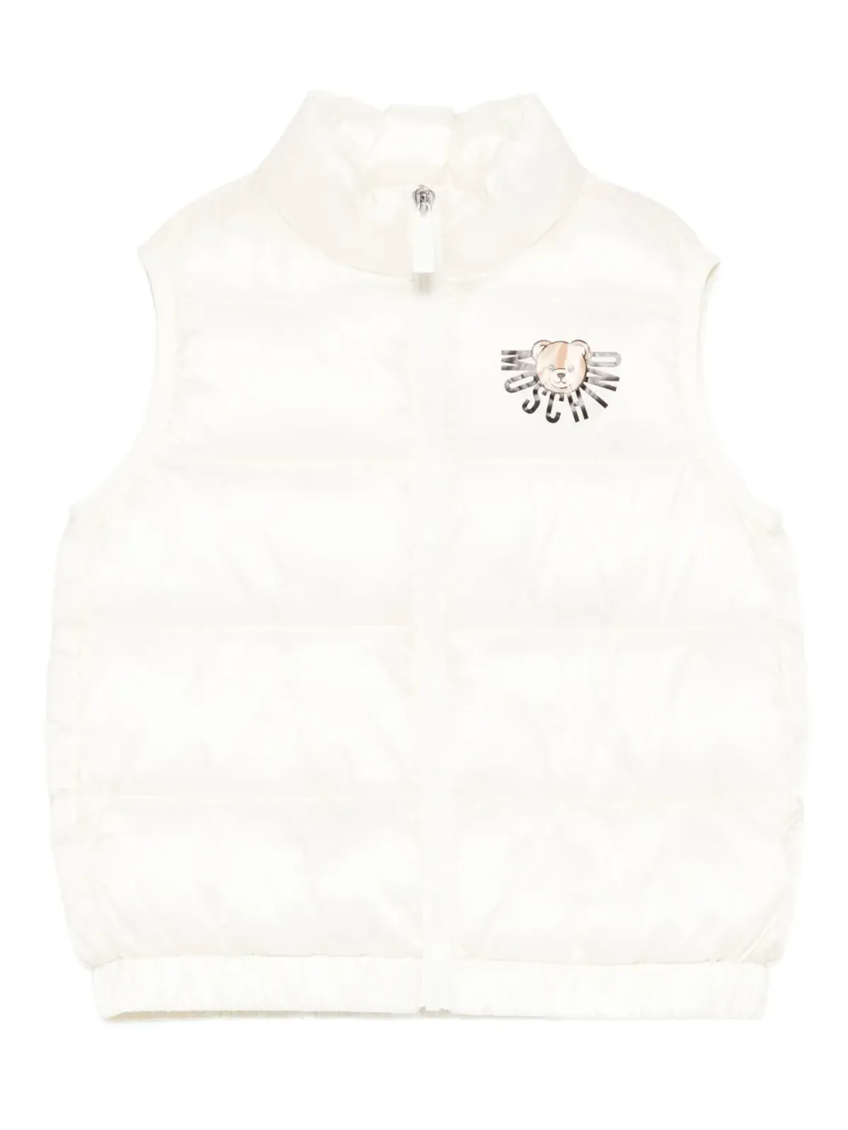 Moschino Kids ジレ（キルト ロゴ） - 画像1