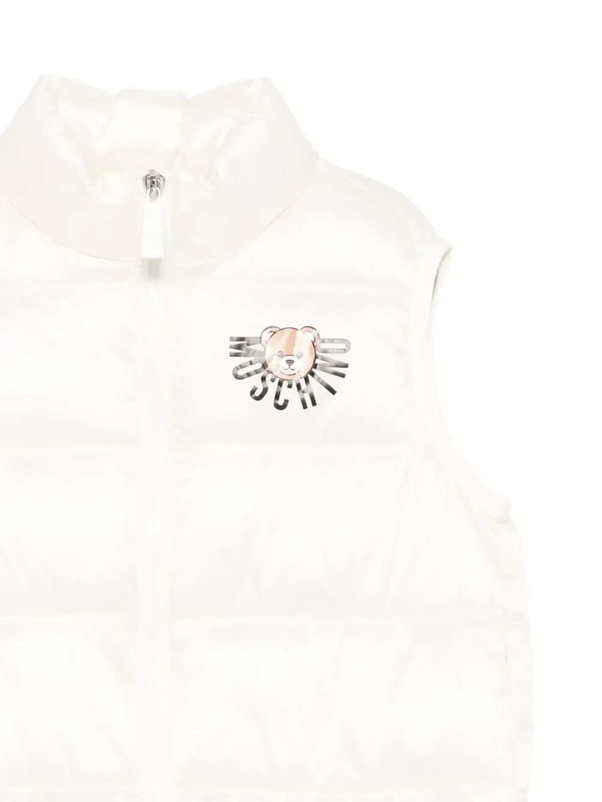 Moschino Kids ジレ（キルト ロゴ） - 画像3