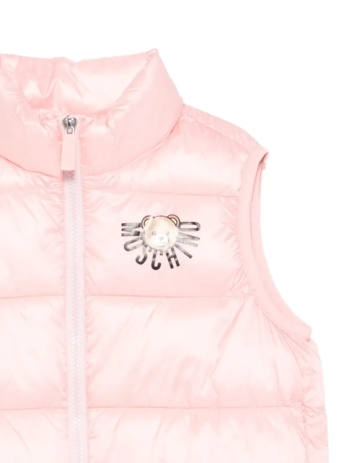 Moschino Kids ロゴディテールジレ - 画像3