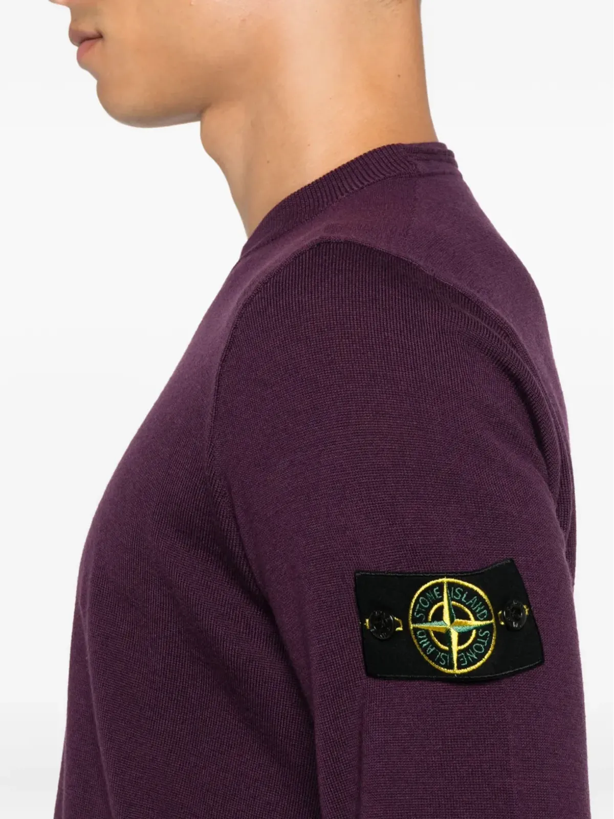 Stone Island クルーネック バージンウールセーター - 画像5