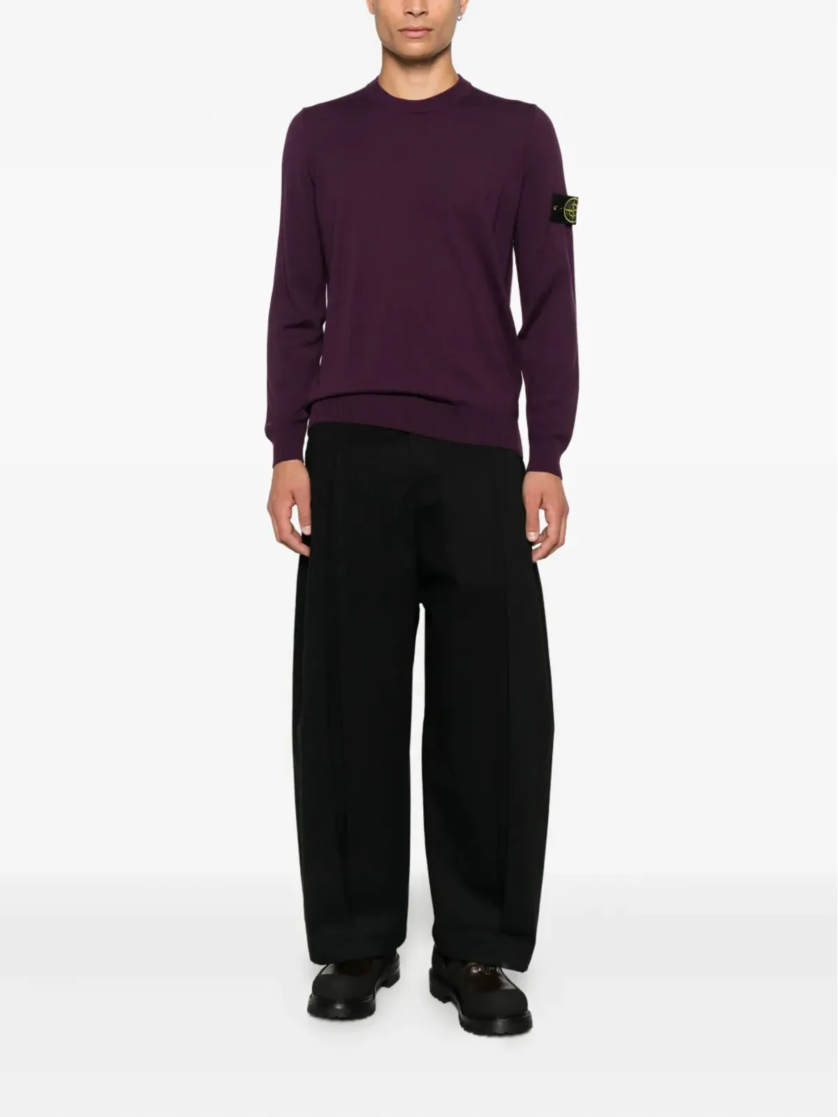 Stone Island クルーネック バージンウールセーター - 画像2
