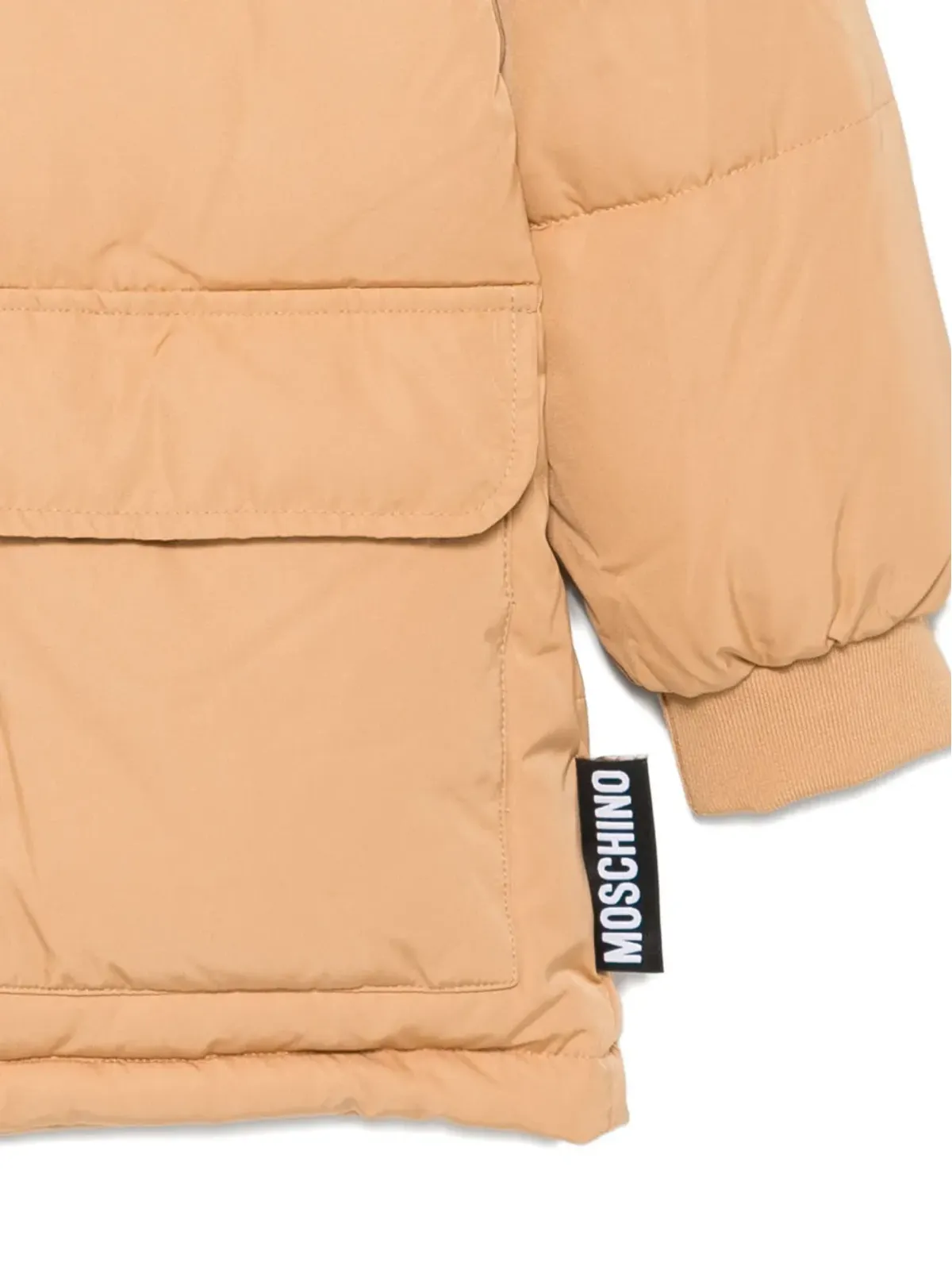 Moschino Kids ロゴディテール パッド入りコート - 画像3