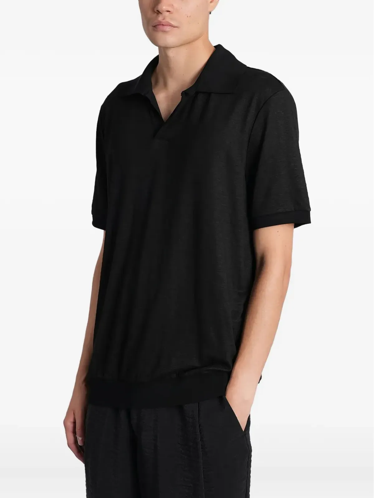 Giorgio Armani ショートスリーブTシャツ - ブラック - 画像3