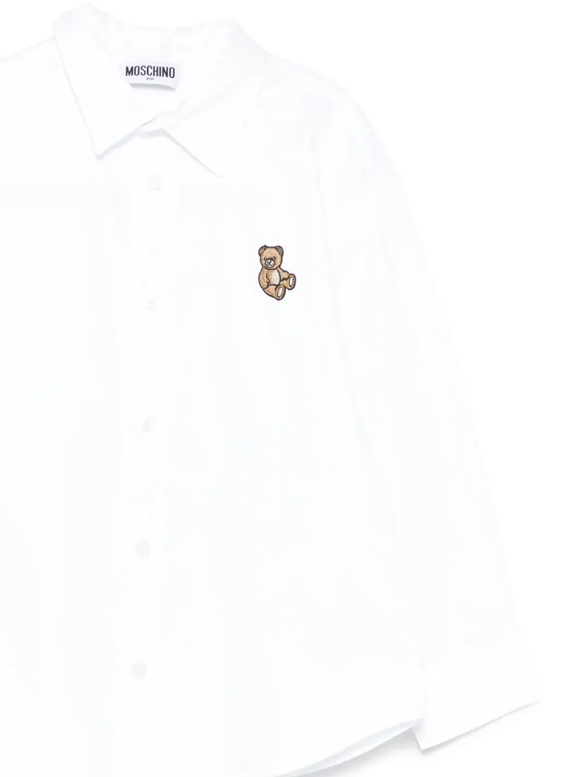 Moschino Kids テディベア刺繍シャツ - 画像3