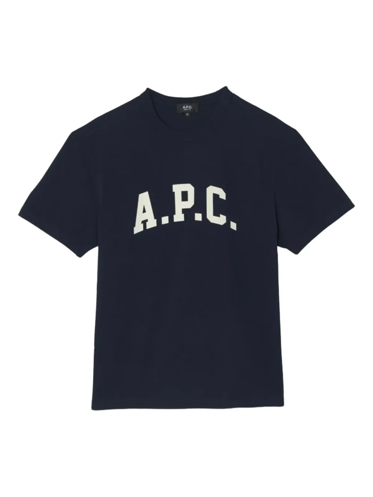 A.P.C. ロゴ入りコットンTシャツ - 画像1