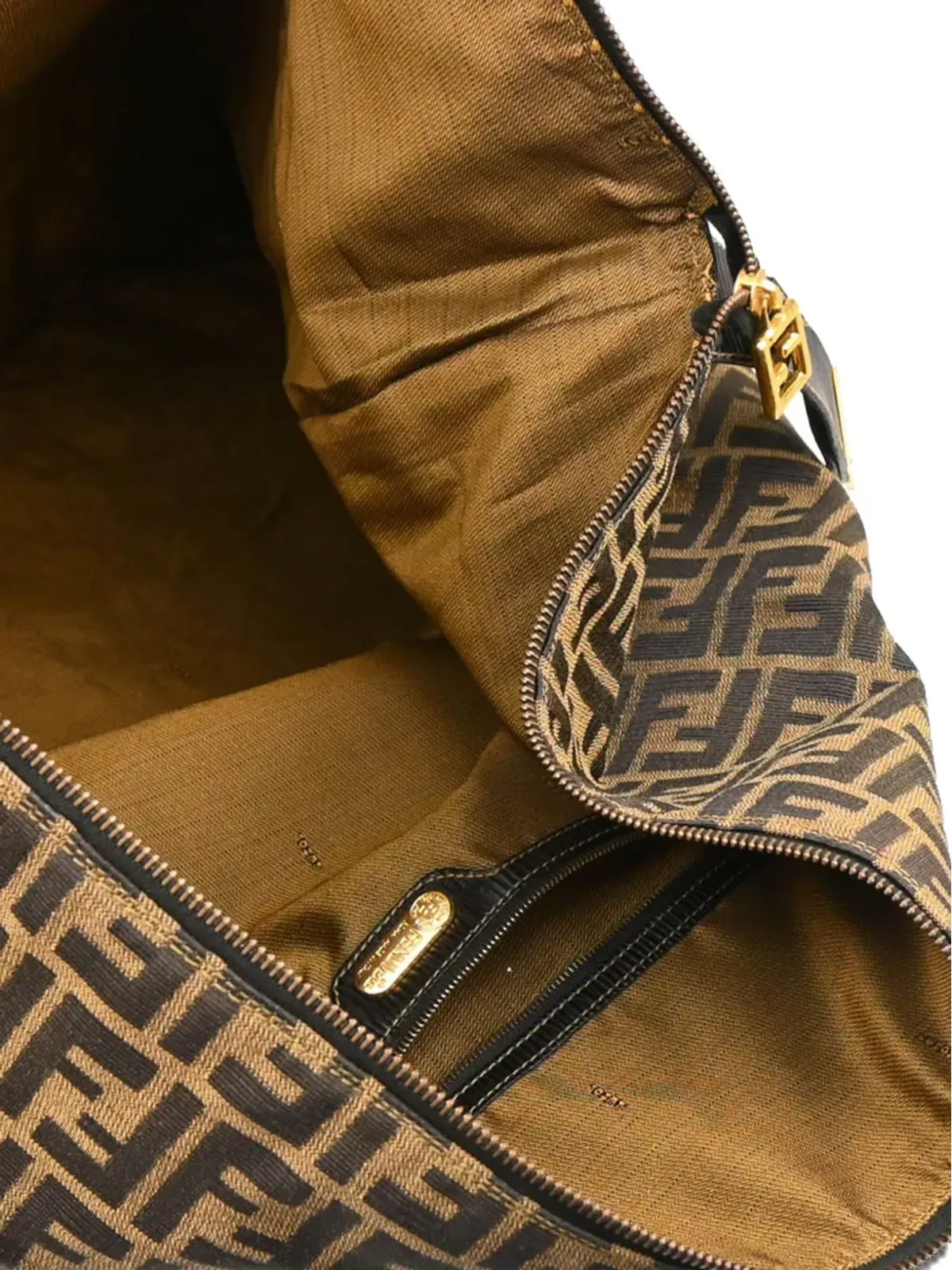 Fendi Pre-Owned 1990-2000年代 ズッカ柄 トートバッグ - ブラック - 画像5
