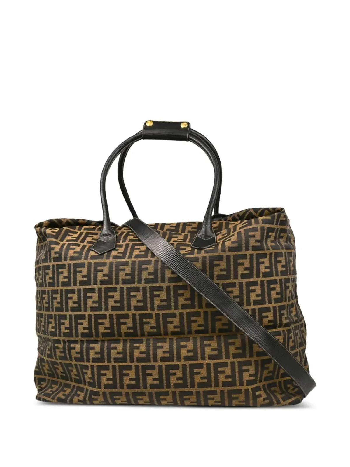 Fendi Pre-Owned 1990-2000年代 ズッカ柄 トートバッグ - ブラック - 画像2