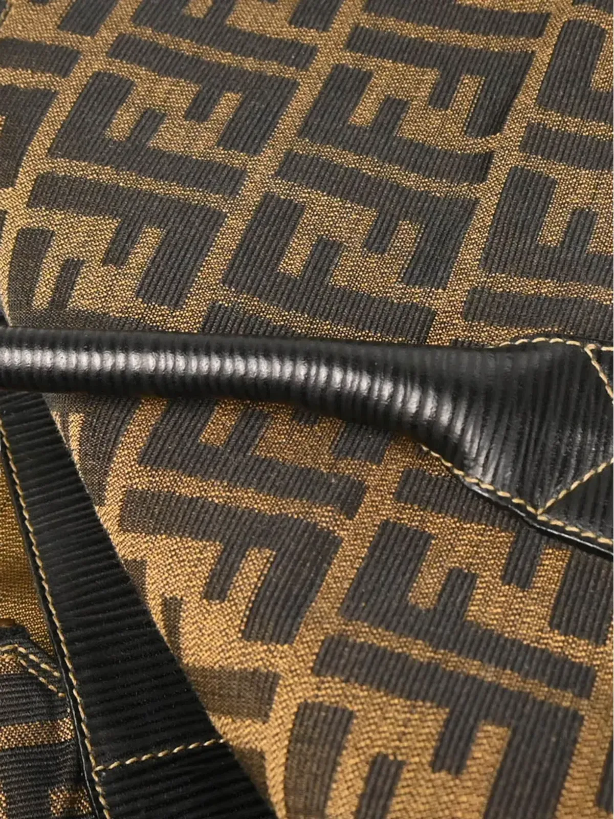 Fendi Pre-Owned 1990-2000年代 ズッカ柄 トートバッグ - ブラック - 画像4