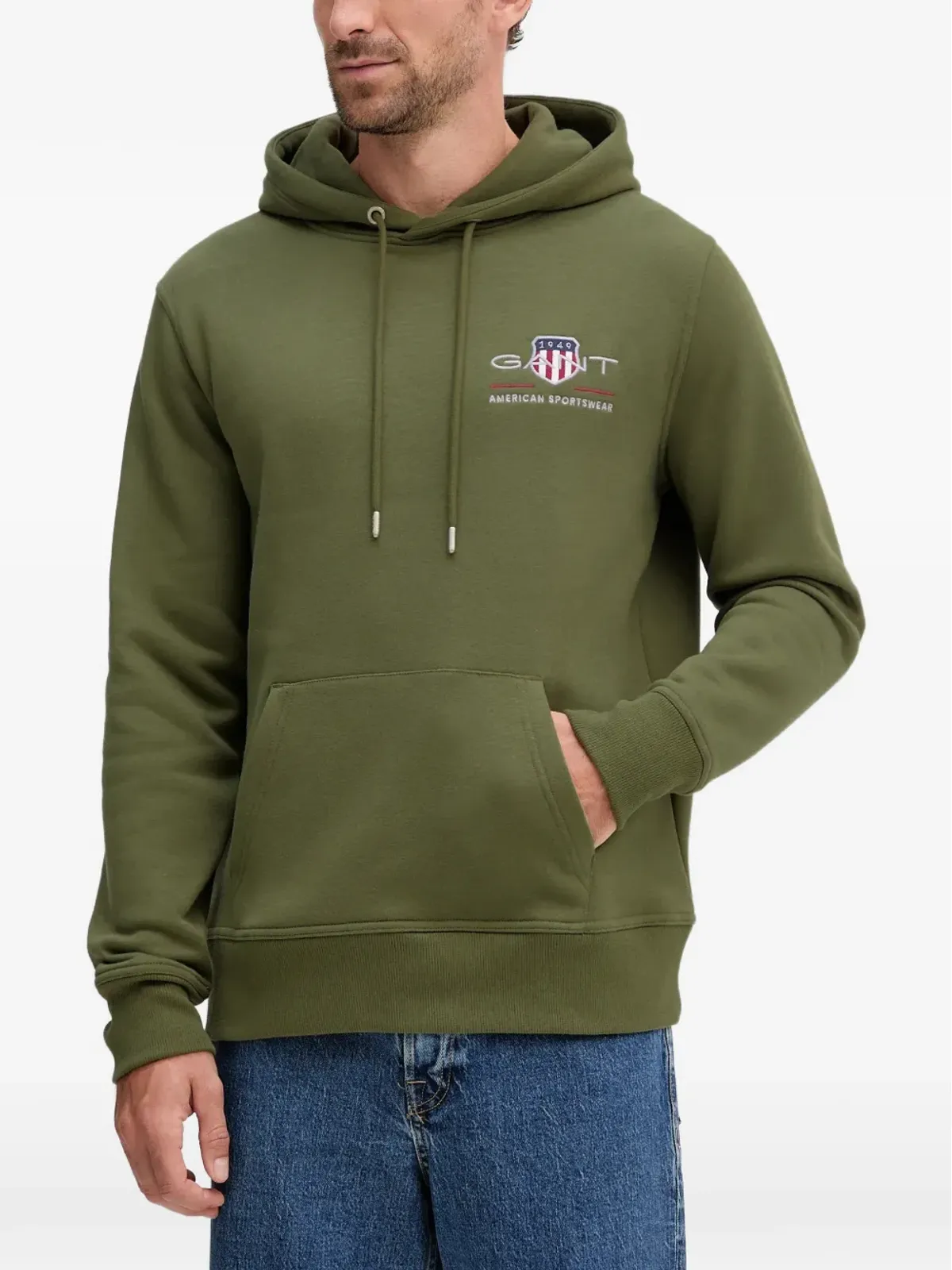 Gant エンブロイダードロゴフーディー - 画像1