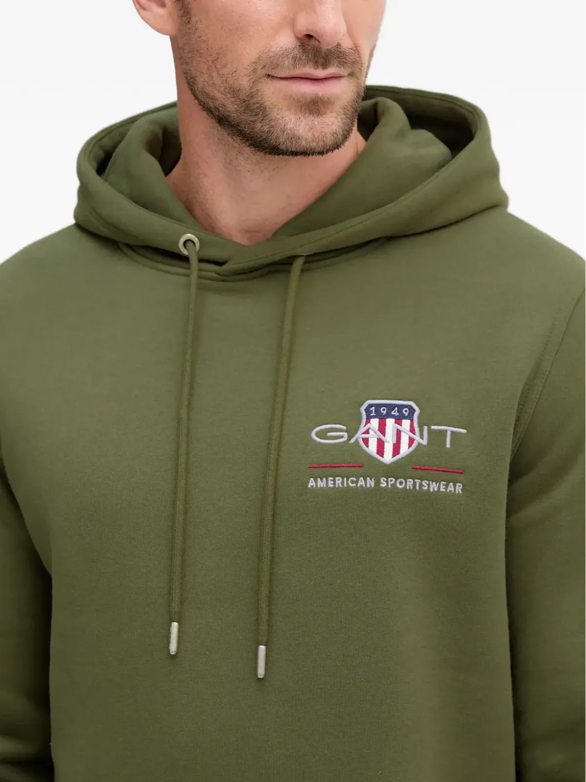 Gant エンブロイダードロゴフーディー - 画像4