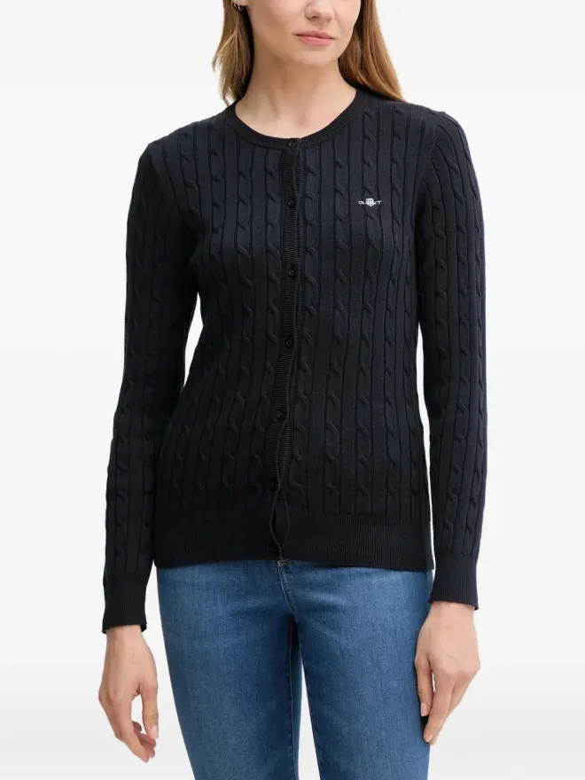 Gant Gant ケーブルニット ボタン付きカーディガンの商品画像