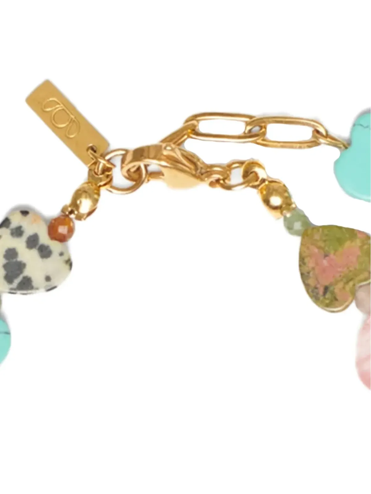Labelled Jewellery ハート型宝石ブレスレット - 画像2