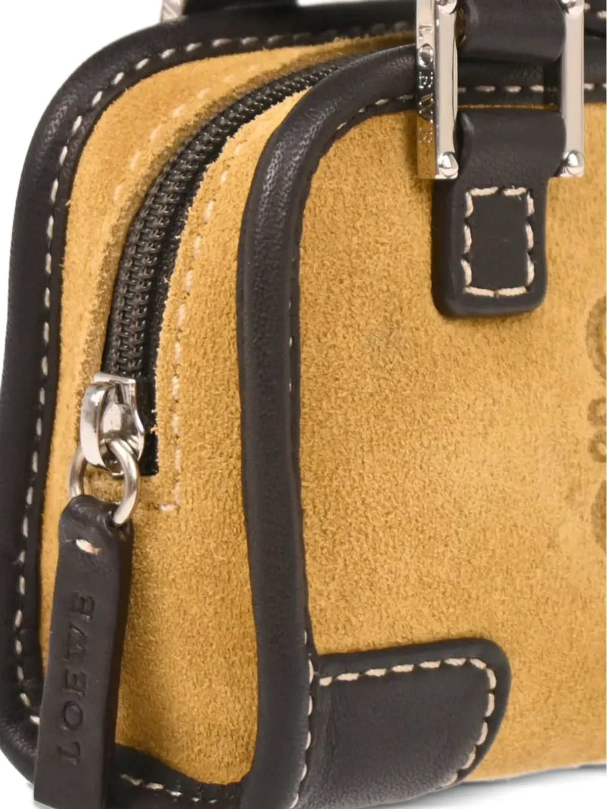 Loewe Pre-Owned 1990-2000s ミニ Amazona レザーバッグ - 画像3