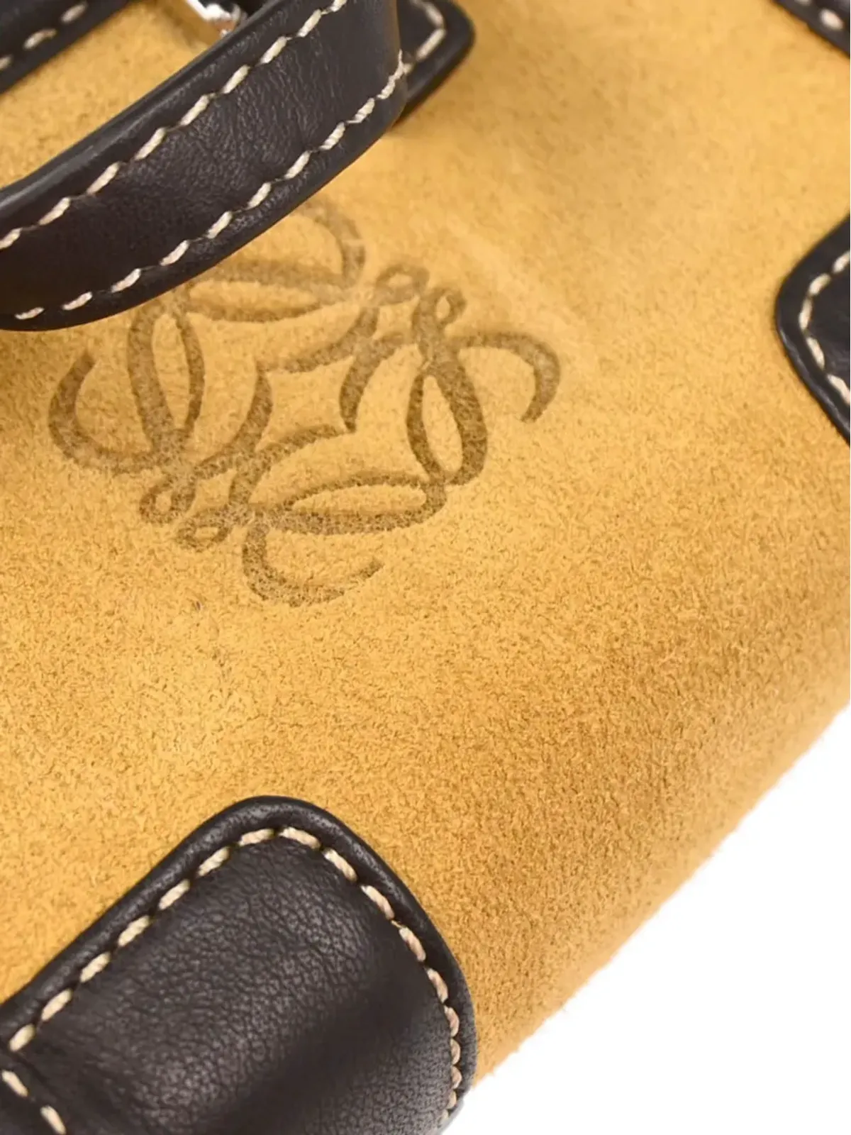Loewe Pre-Owned 1990-2000s ミニ Amazona レザーバッグ - 画像4