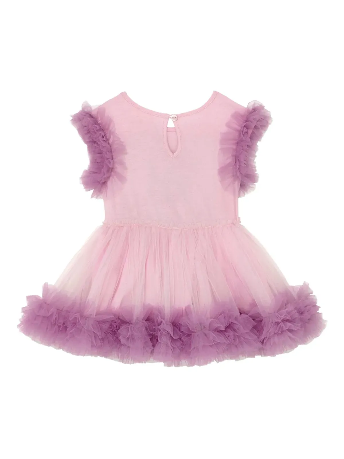 Tutu Du Monde プリティ・パピヨン スパンコール蝶モチーフ付きフリルチュールドレス - 画像2