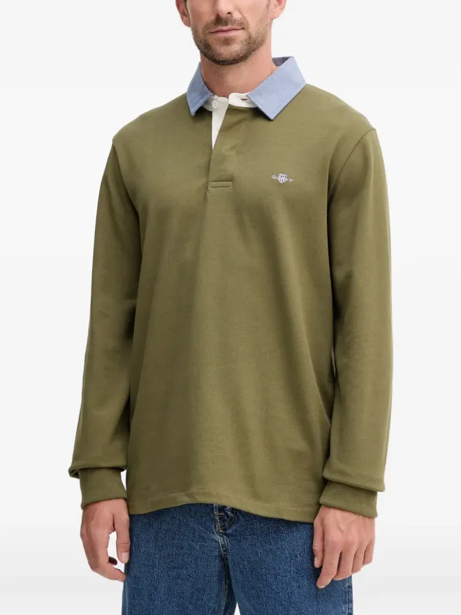 Gant Gant シャンブレー襟付きポロシャツの商品画像