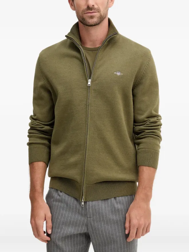 Gant Gant ジップアップコットンカーディガンの商品画像